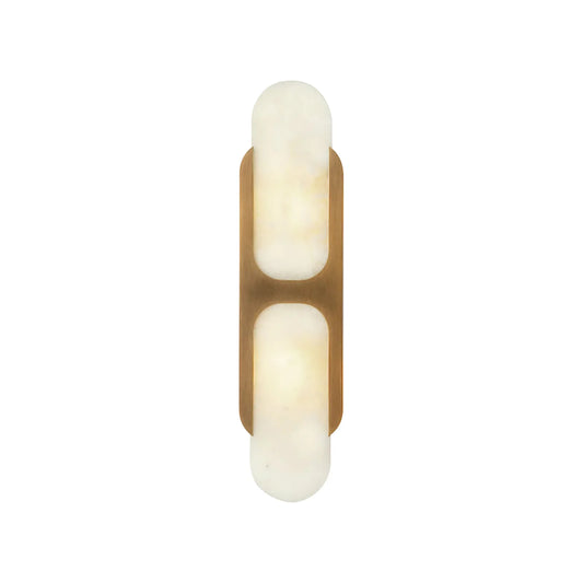 Alabaster Odin Oval Wall Sconce