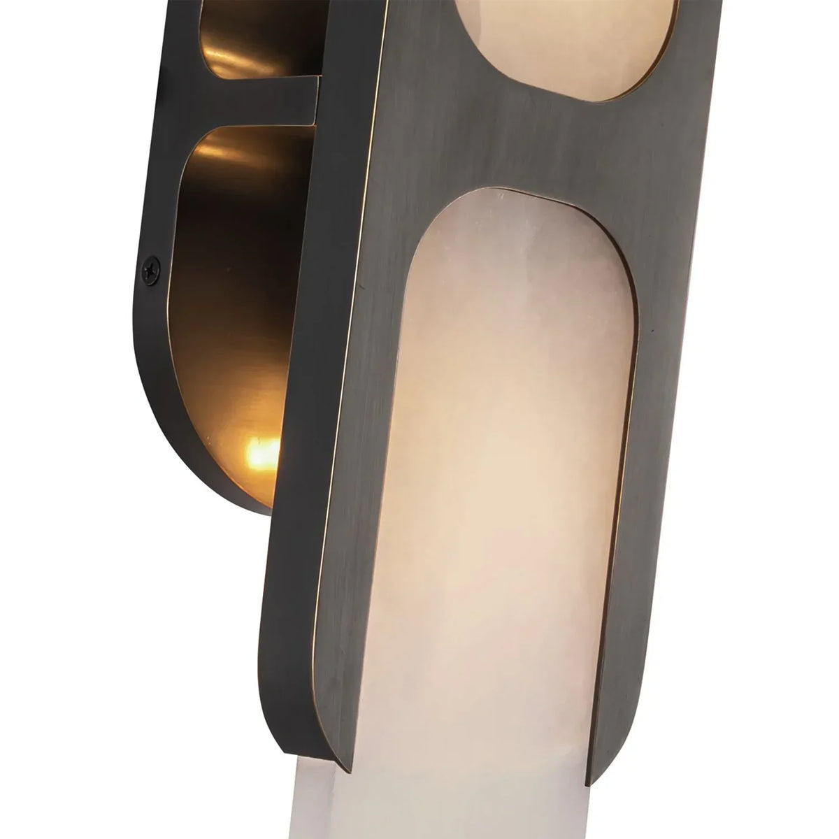 Alabaster Odin Oval Wall Sconce – Alabaster detail 17