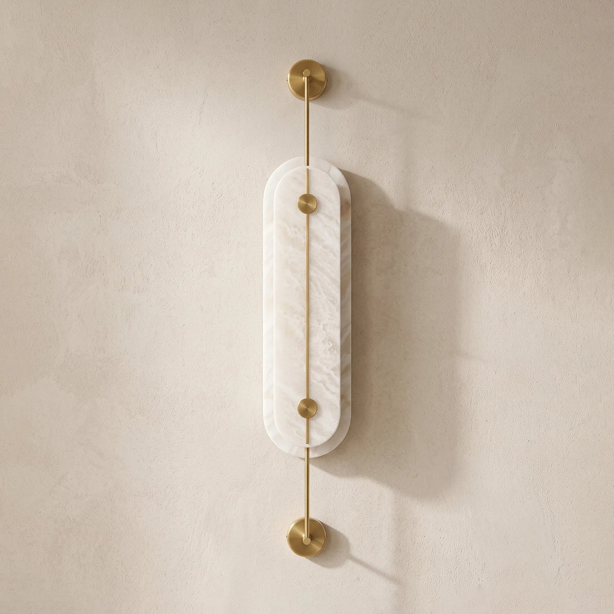 Alabaster Solvane Slender Oval Wall Sconce – Alabaster detail 29