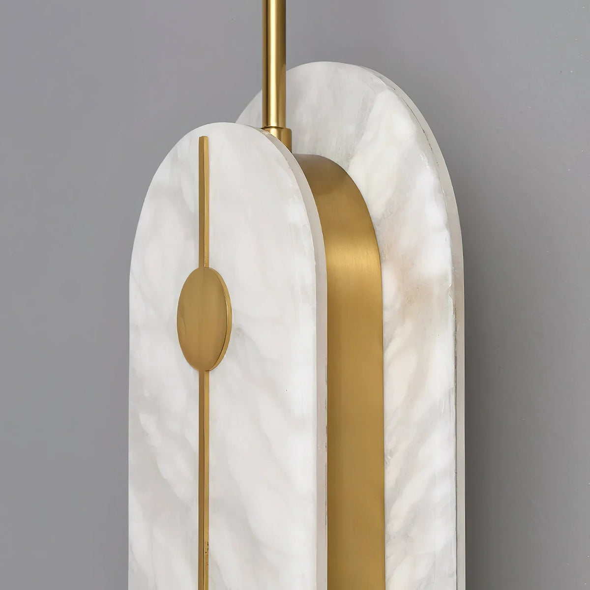 Alabaster Solvane Slender Oval Wall Sconce – Alabaster detail 24