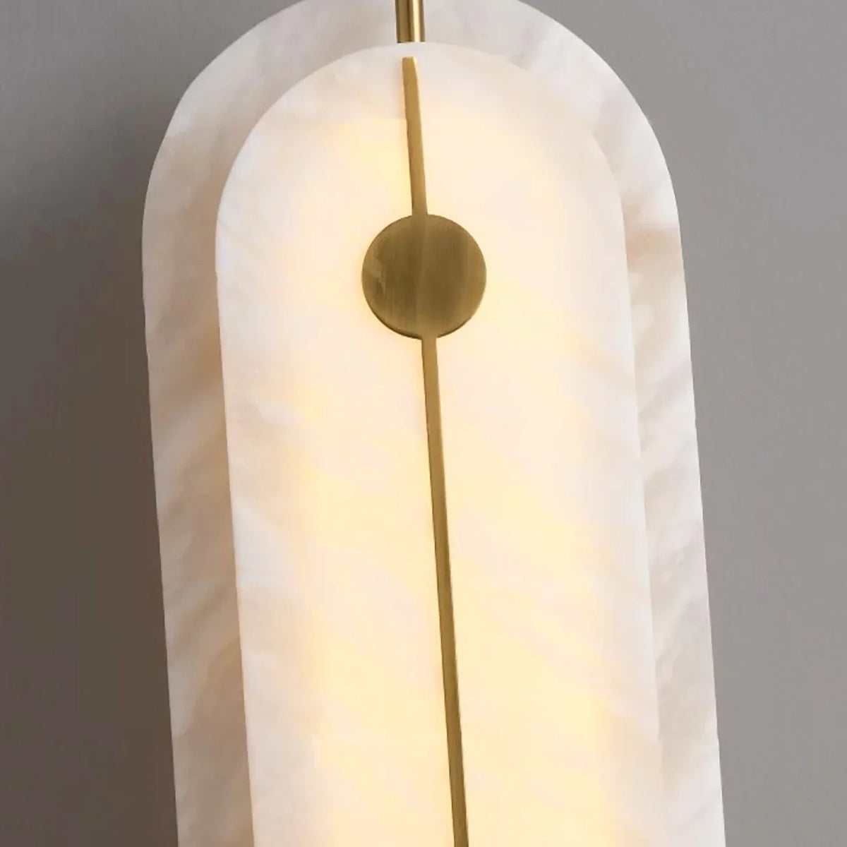 Alabaster Solvane Slender Oval Wall Sconce – Alabaster detail 23