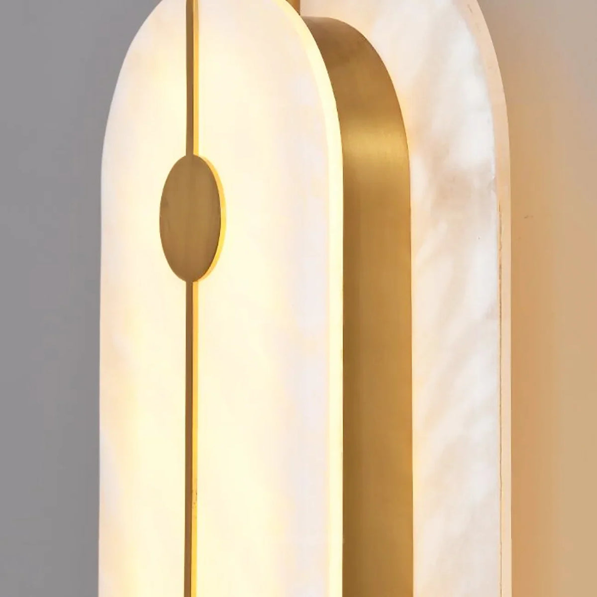 Alabaster Solvane Slender Oval Wall Sconce – Alabaster detail 22