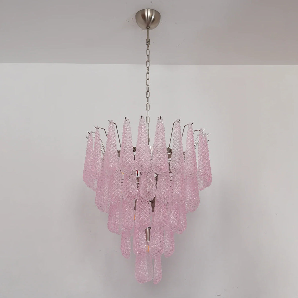 Amaris Tiered Teardrop Glass Chandelier – Glass detail 35