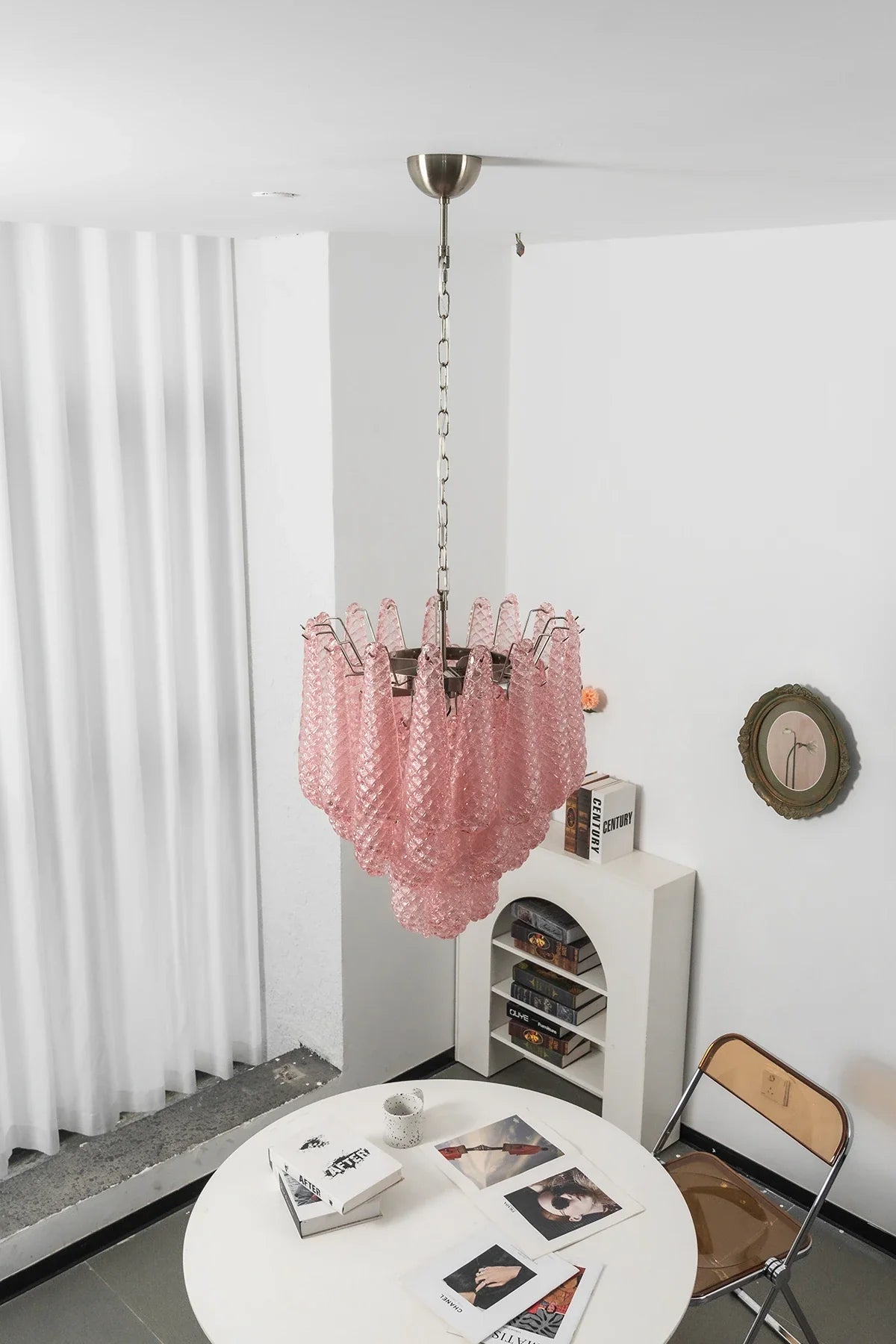 Amaris Tiered Teardrop Glass Chandelier – Glass detail 16
