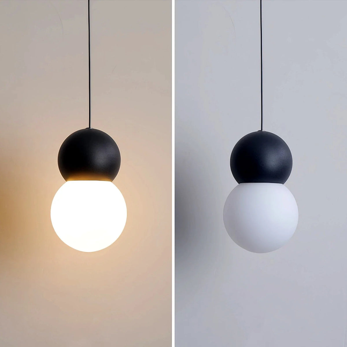 Cream Style Globe Pendant Light Small Bedside Lamp – detail 29