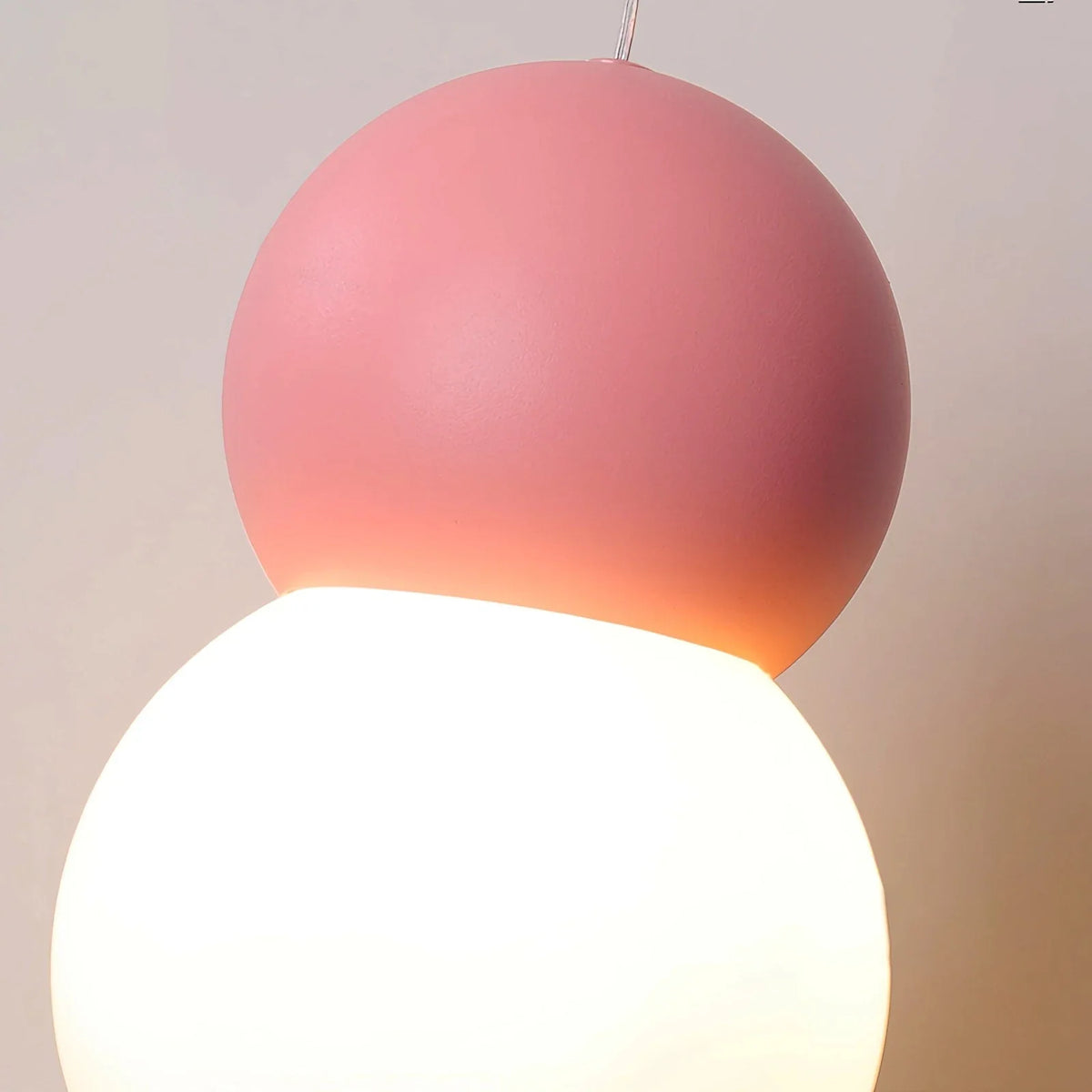 Cream Style Globe Pendant Light Small Bedside Lamp – detail 19