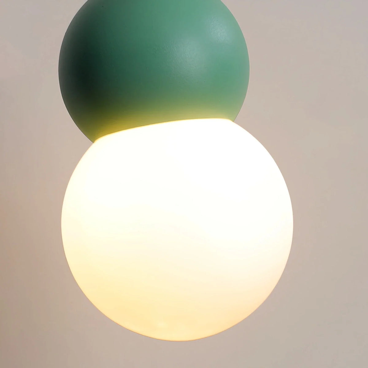 Cream Style Globe Pendant Light Small Bedside Lamp – detail 10