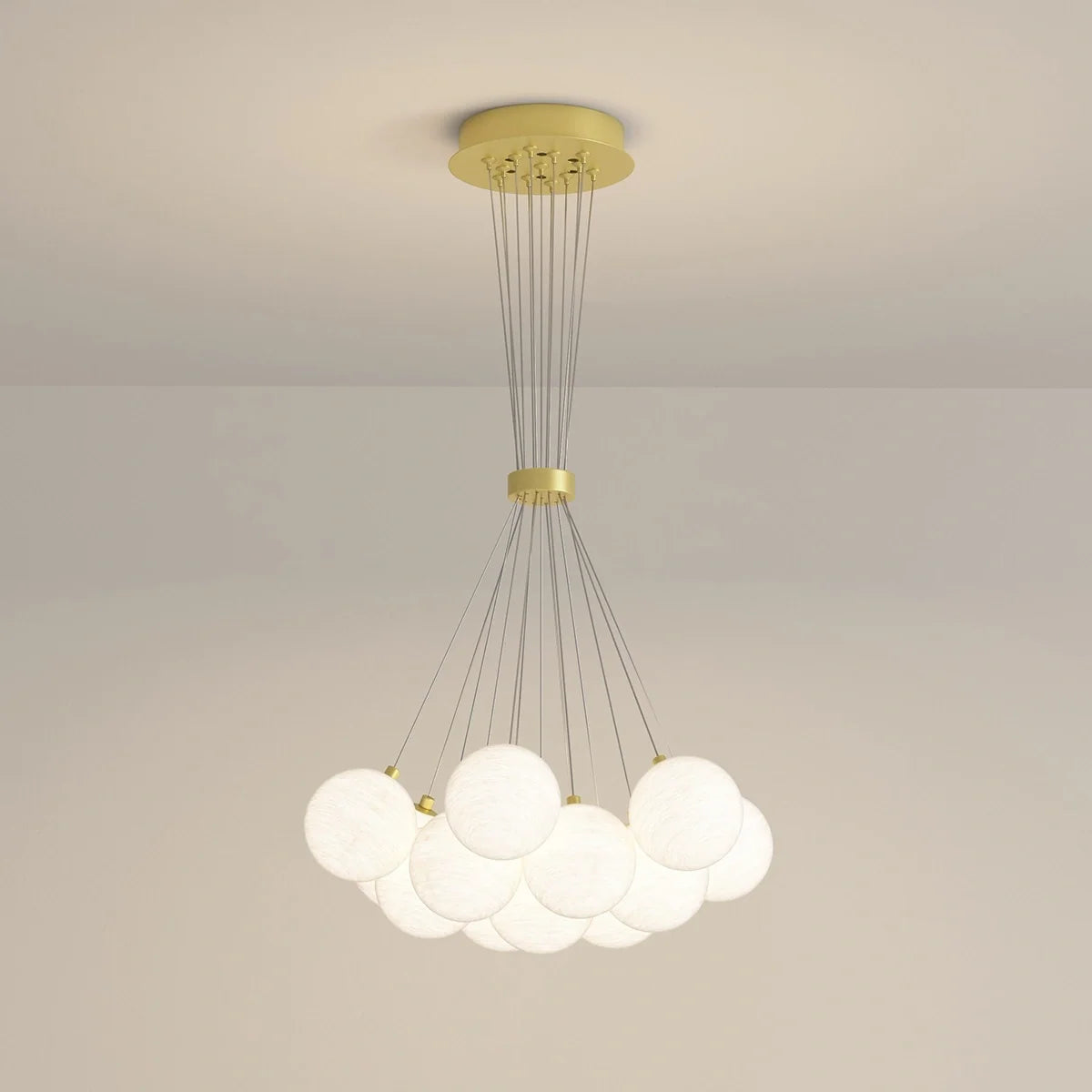 French Tulip Flower & Ball Chandelier – detail 72