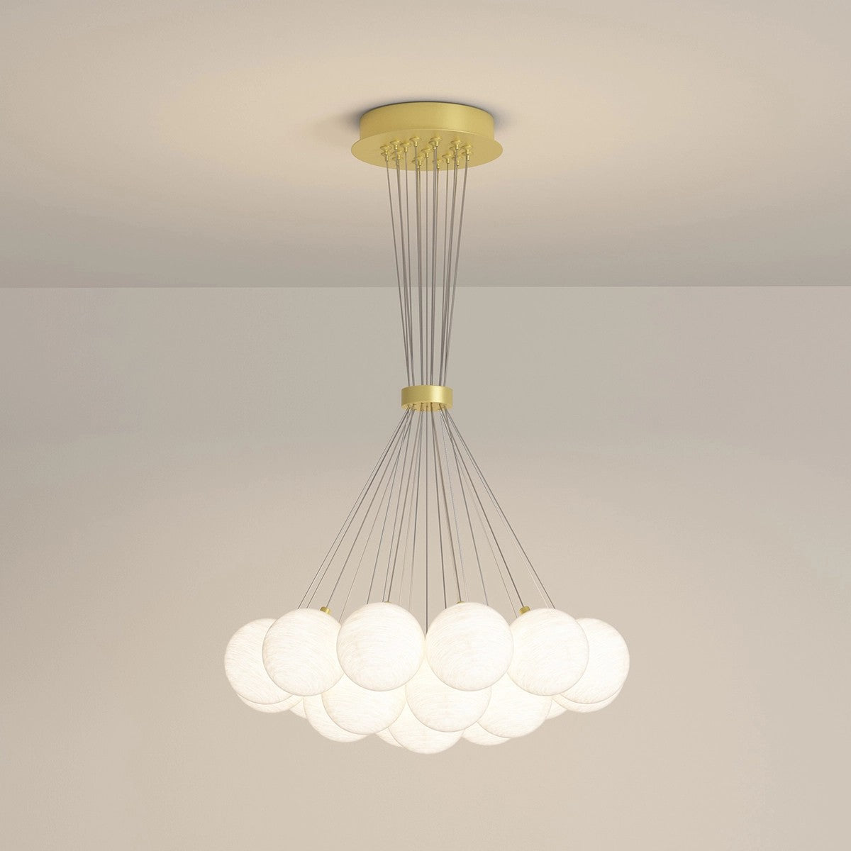 French Tulip Flower & Ball Chandelier – detail 73
