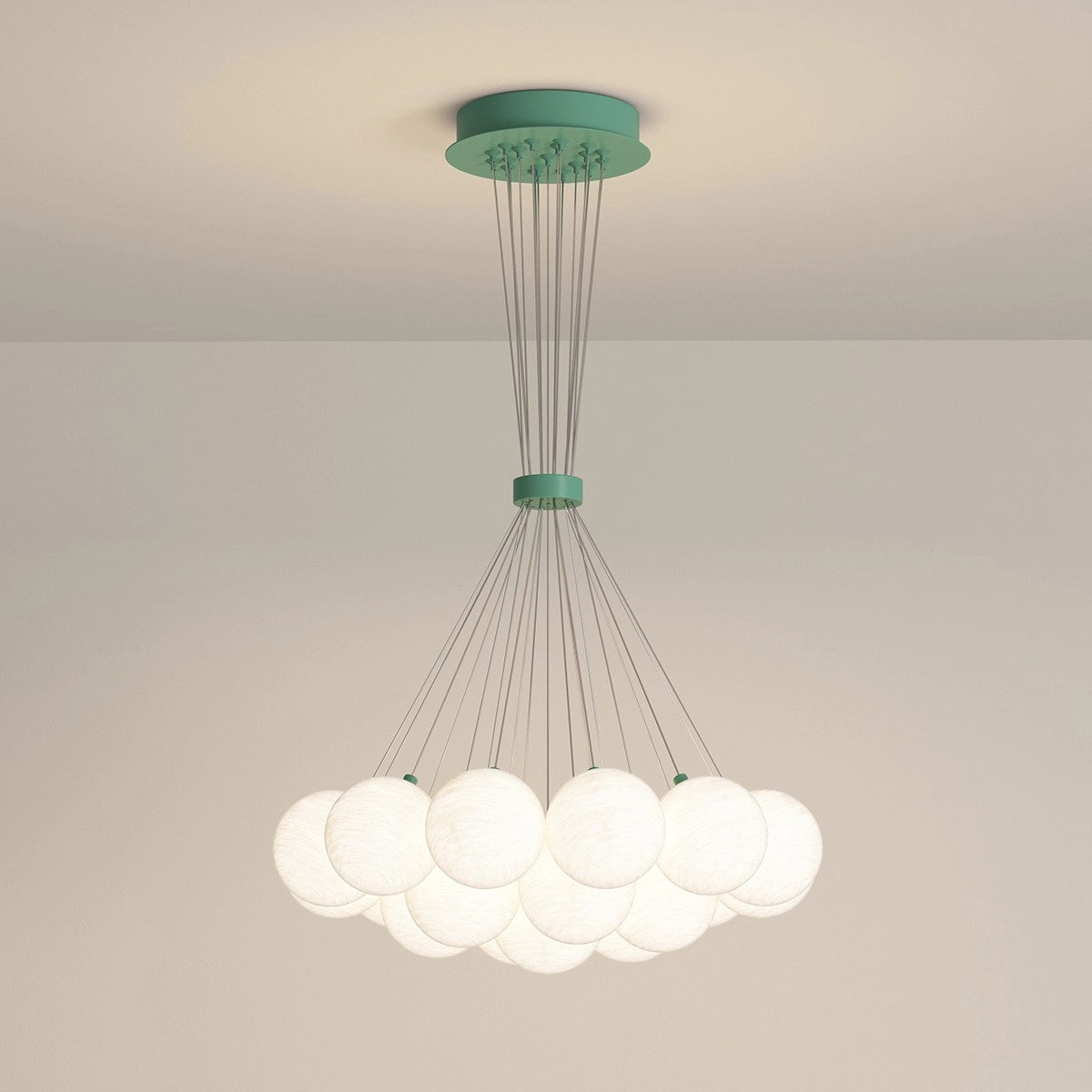 French Tulip Flower & Ball Chandelier – detail 57