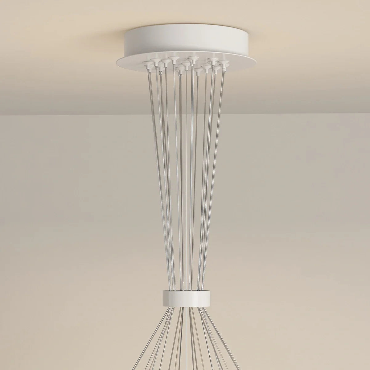 French Tulip Flower & Ball Chandelier – detail 44