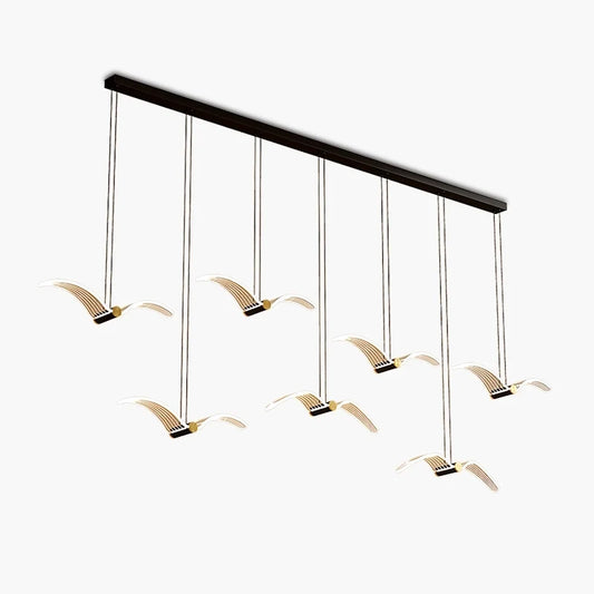 Light Art Seagull Pendant Lamp for Living Room