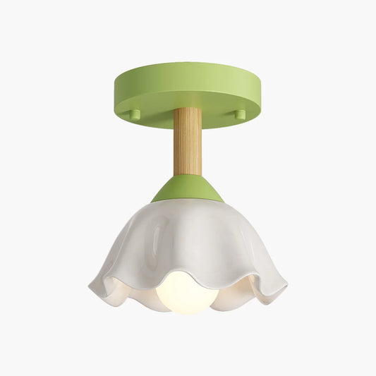 Pastoral Style LED Flower Ceiling Light