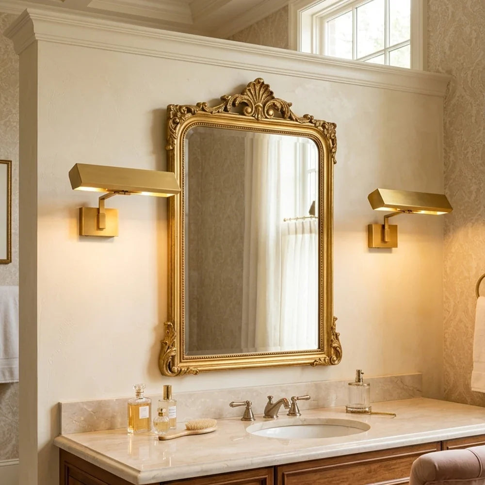 Arden Picture Brass Light Wall Sconce – Brass detail 11