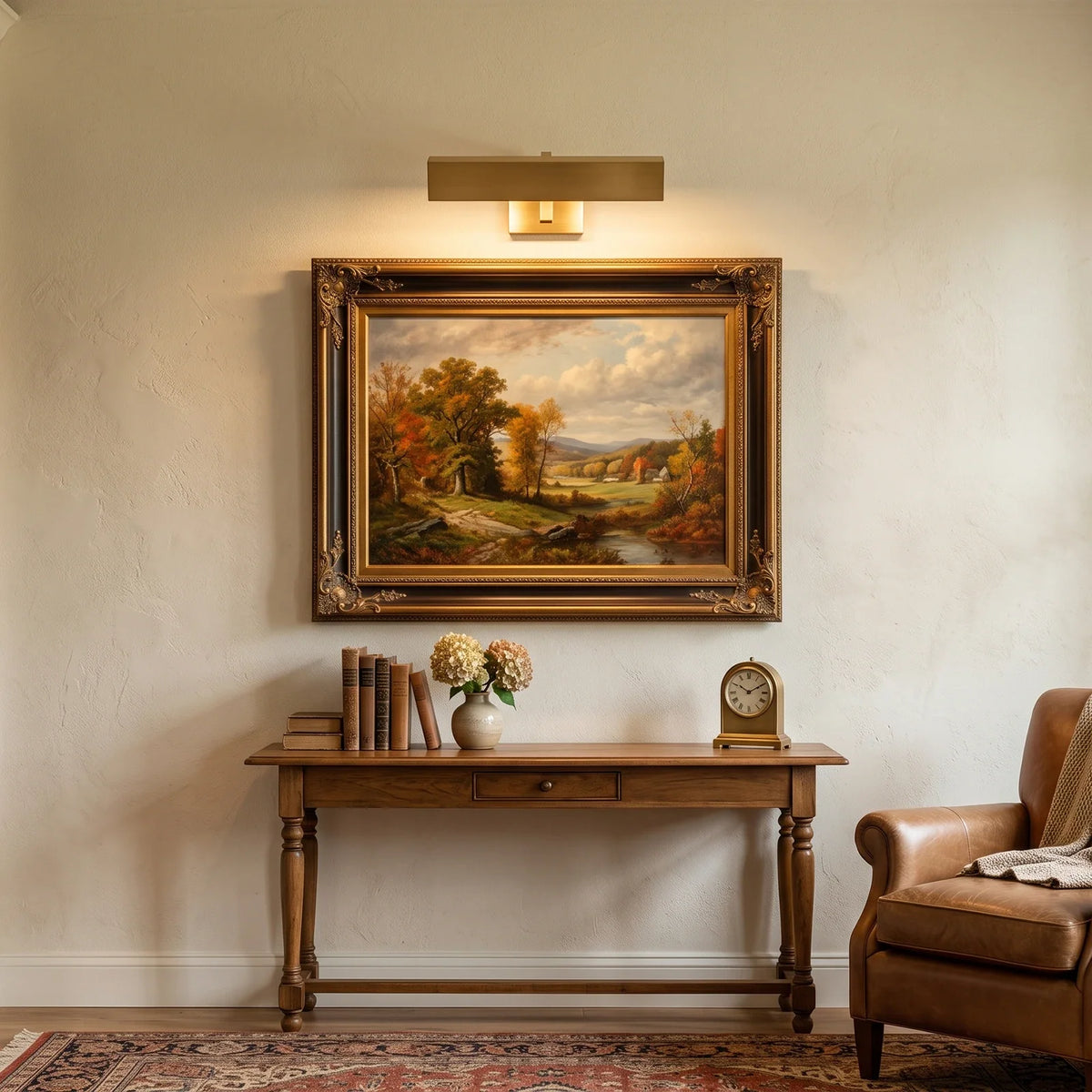 Arden Picture Brass Light Wall Sconce – Brass detail 2