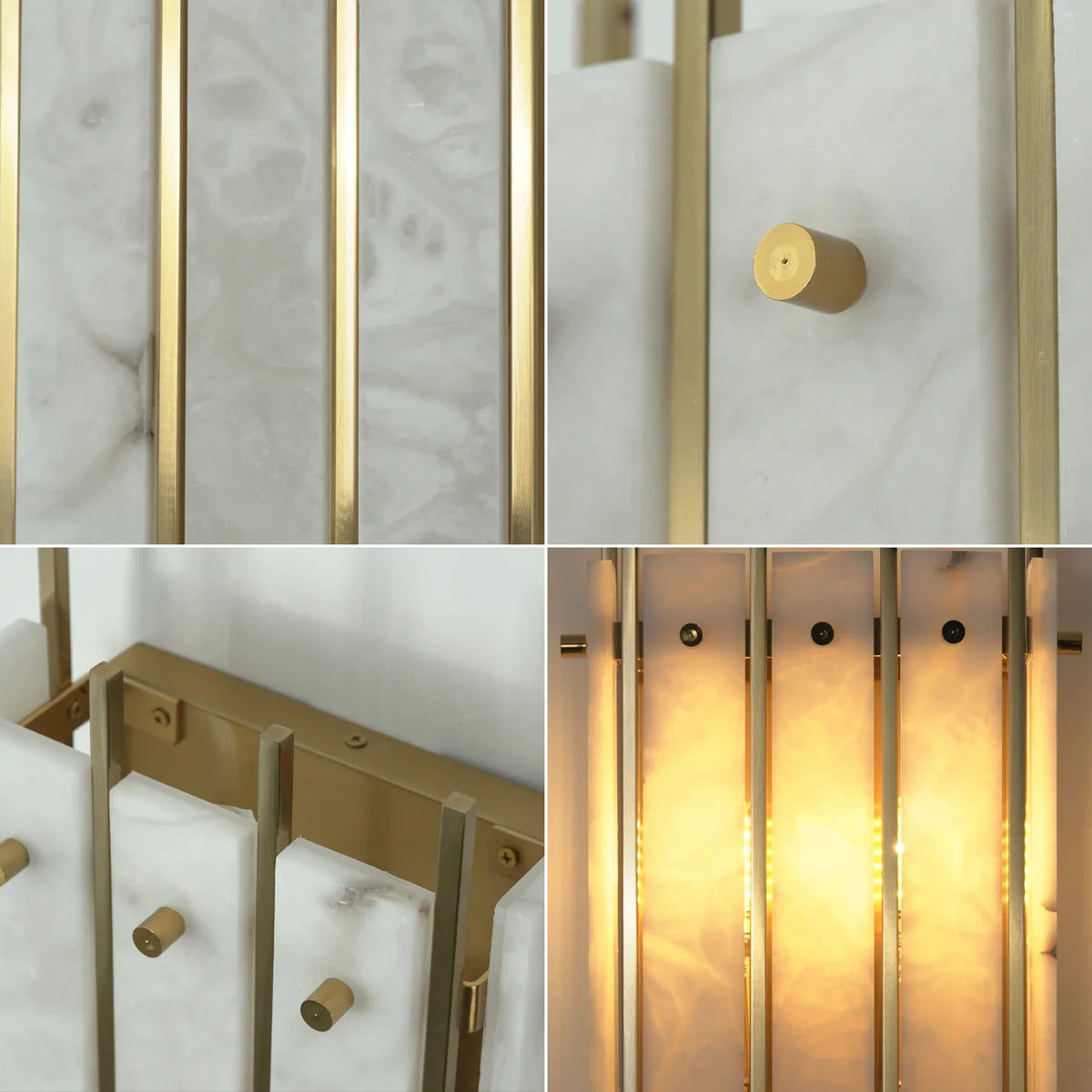 Aurelle Alabaster Wall Sconce – Alabaster detail 12