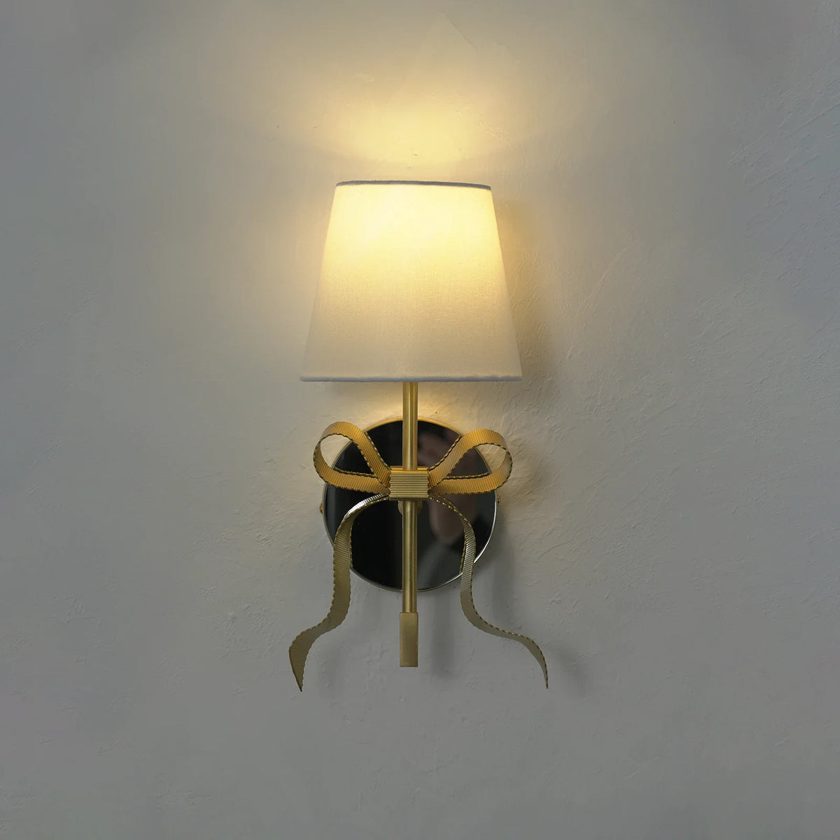 Aurette Ribbon Bow Iron Wall Sconce – Iron detail 11