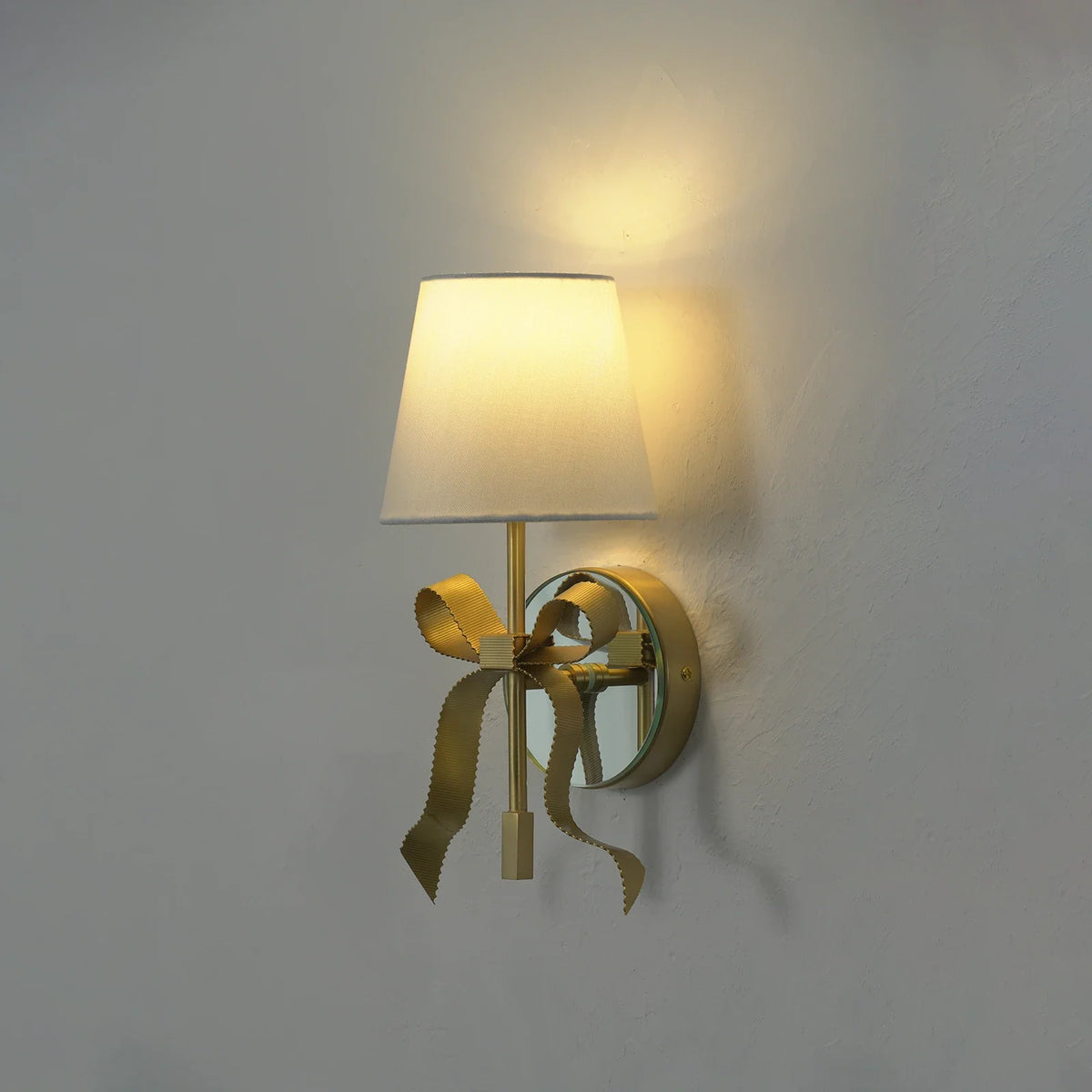 Aurette Ribbon Bow Iron Wall Sconce – Iron detail 13