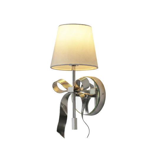 Aurette Ribbon Bow Iron Wall Sconce