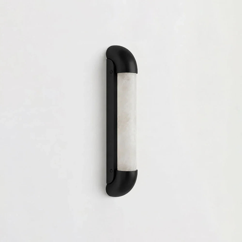 Aveline Bracketed Alabaster Wall Sconce – Alabaster detail 12