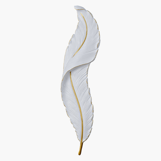 Feather Wall Lamp for Bedroom Living Room