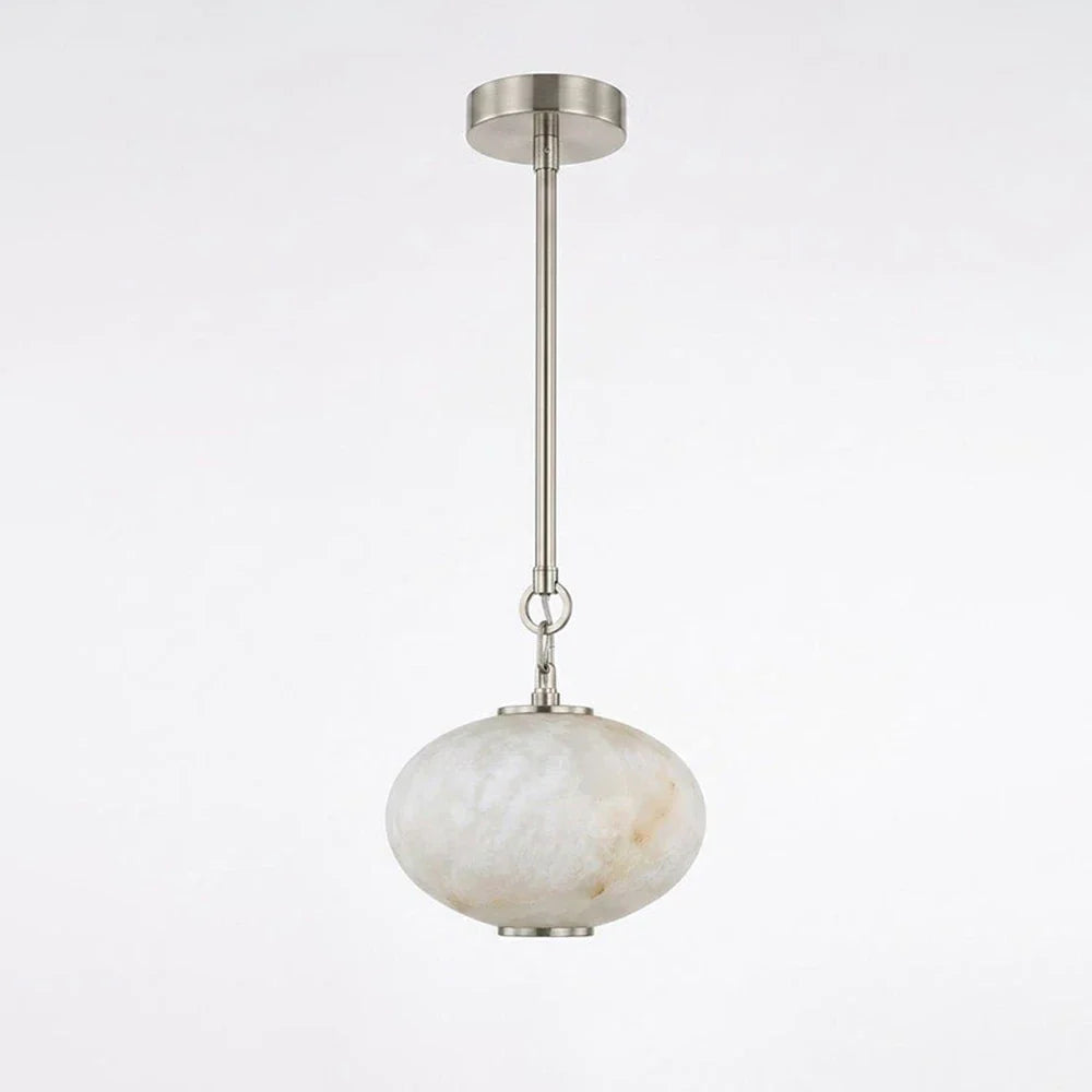 Bellamy Alabaster Lantern Pendant Light – Alabaster detail 11