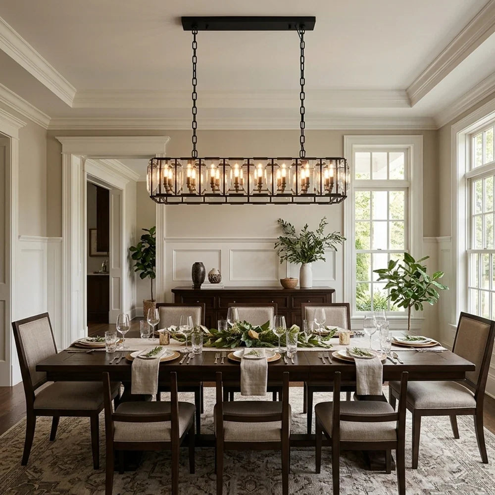 Bezel Ring Faceted Crystal Chandelier – Crystal detail 9