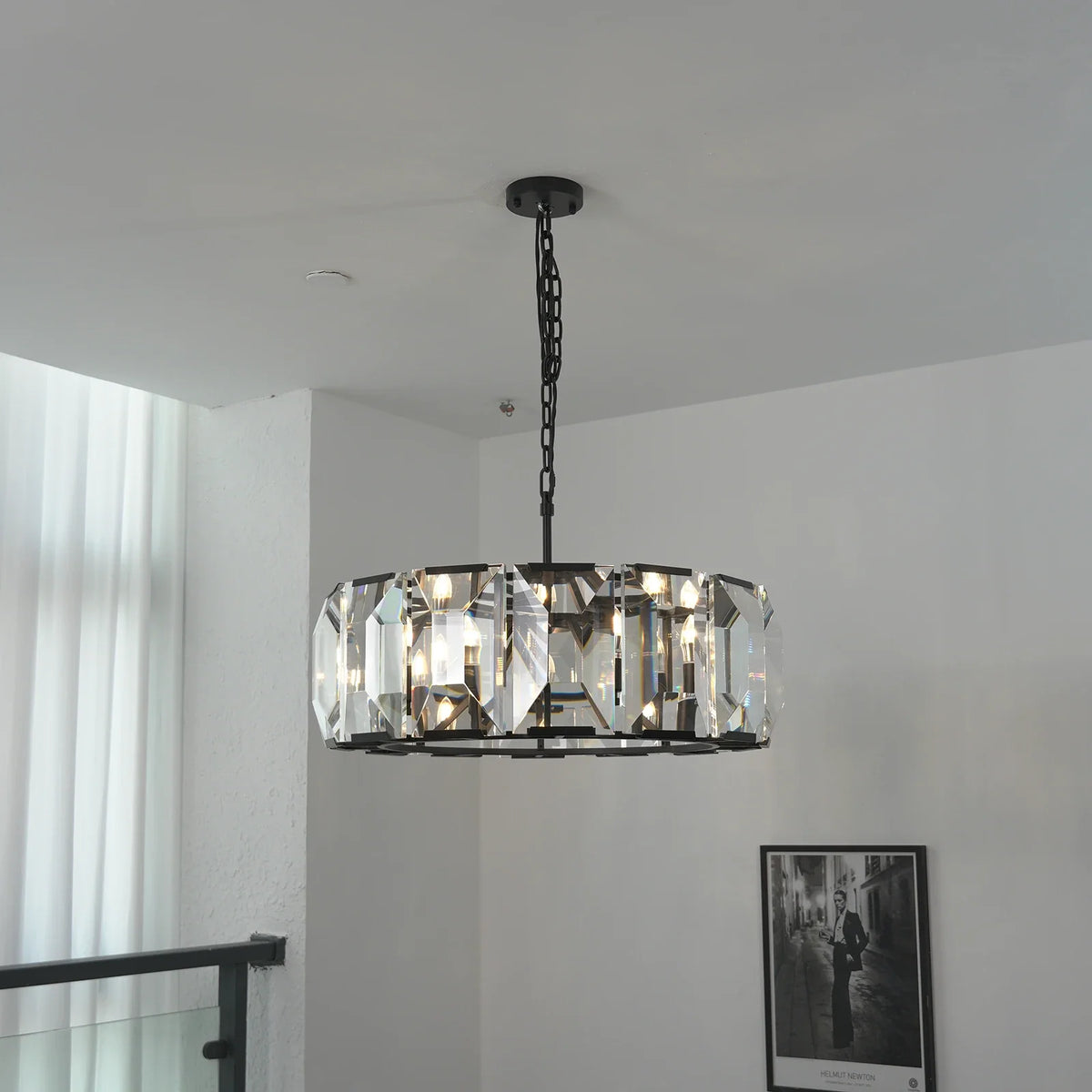 Bezel Ring Faceted Crystal Chandelier – Crystal detail 27