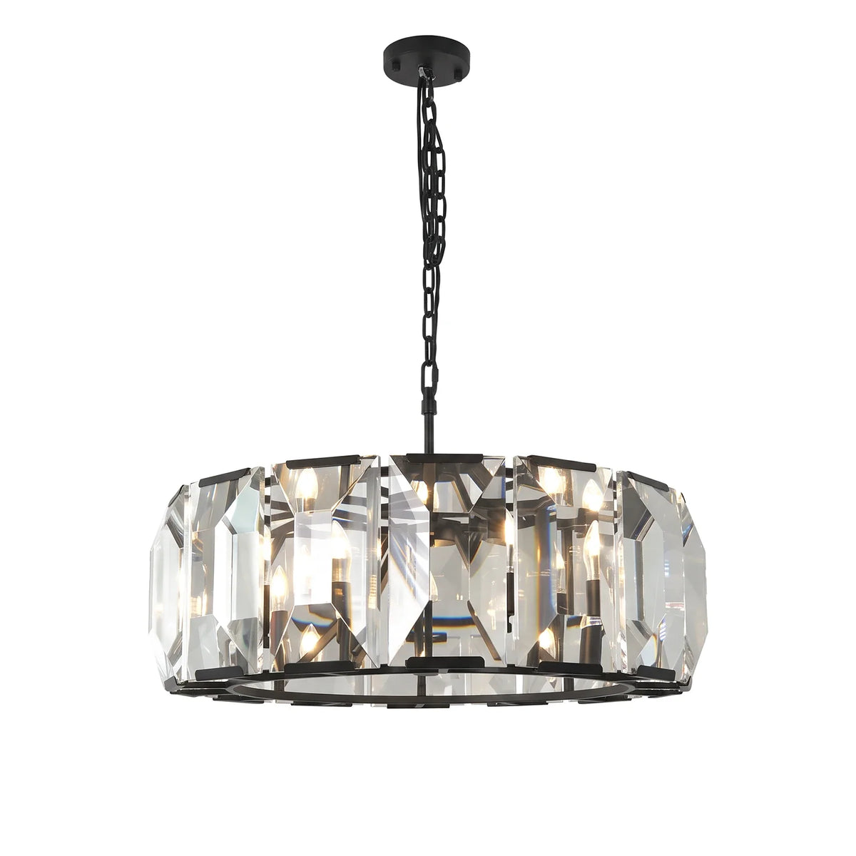 Bezel Ring Faceted Crystal Chandelier – Crystal detail 29