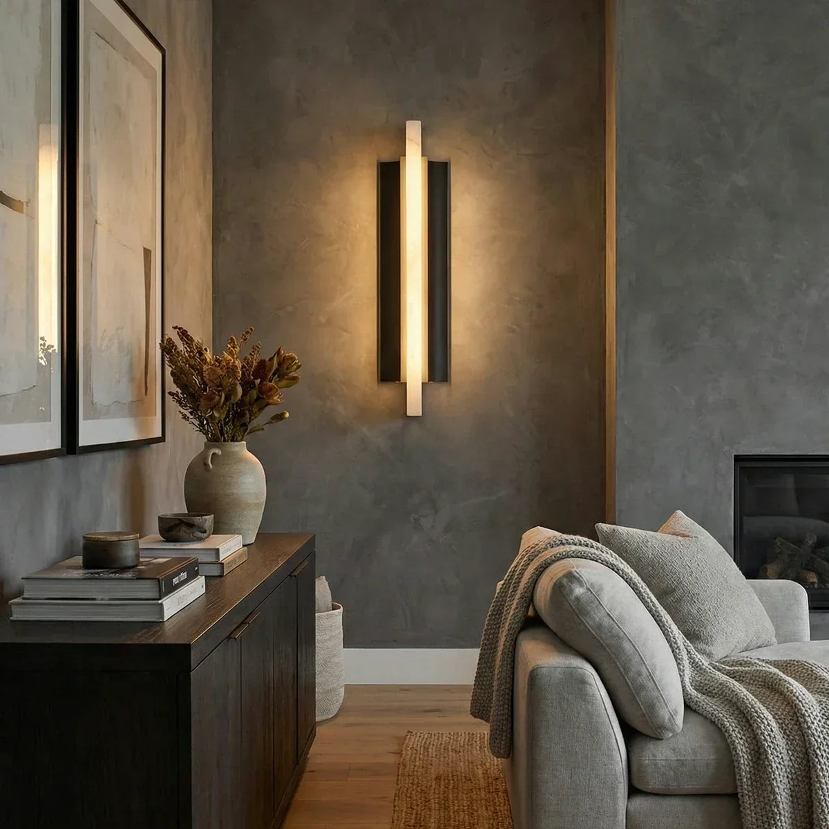 Blade Alabaster Wall Lamp – Alabaster detail 5