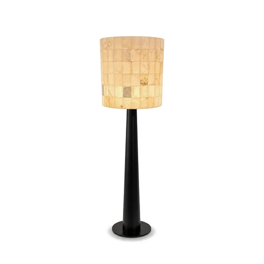 Bryony Tiled Alabaster Mosaic Floor Lamp