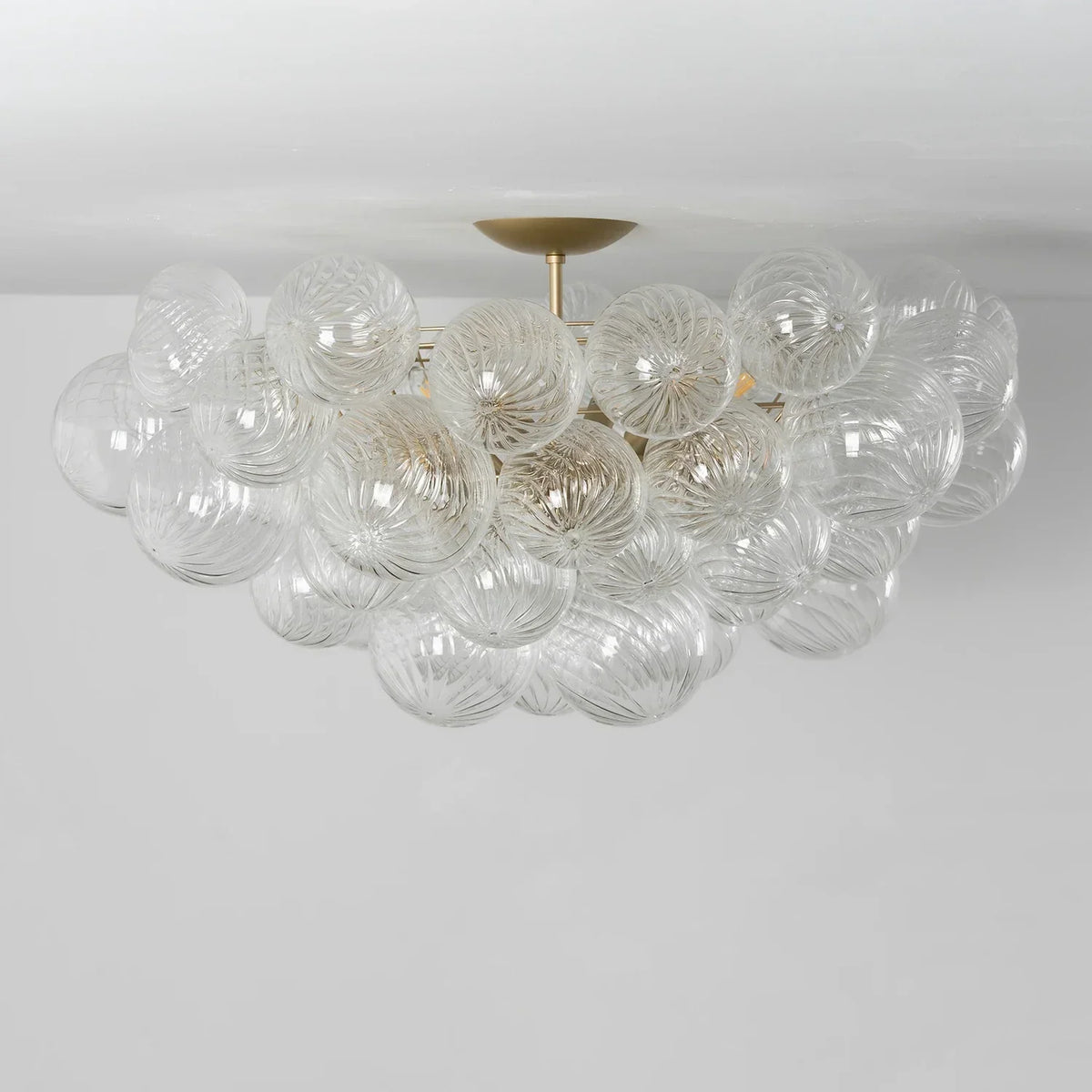 Bubble Texture Glass Ball Ceiling Light – Glass detail 22