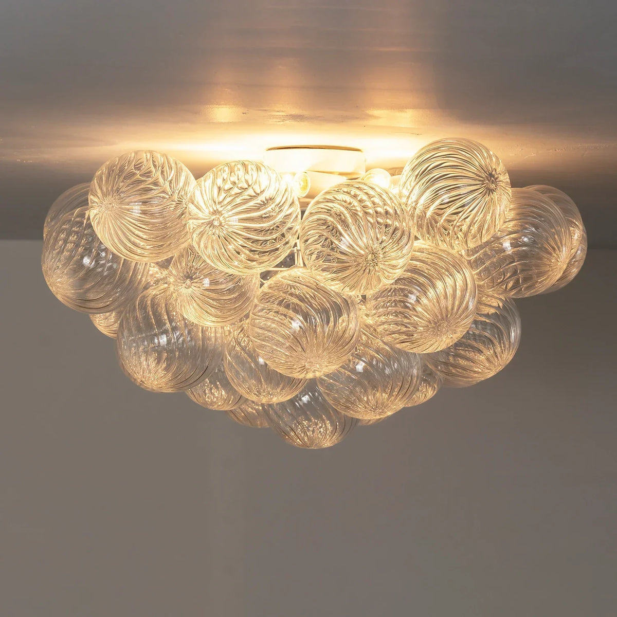Bubble Texture Glass Ball Ceiling Light – Glass detail 24