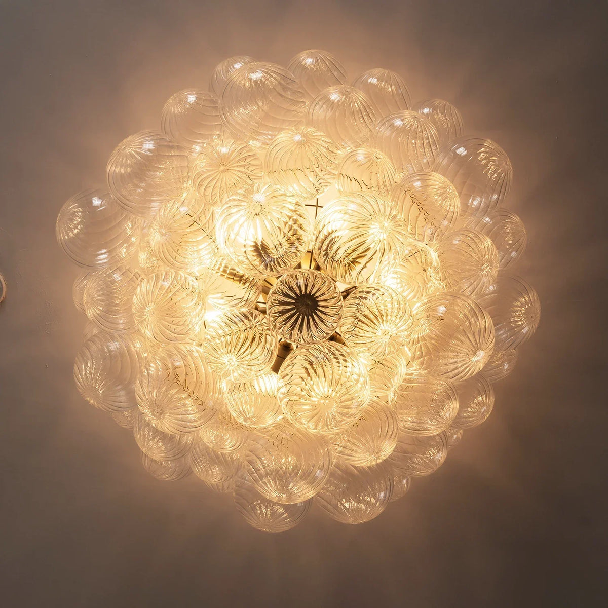 Bubble Texture Glass Ball Ceiling Light – Glass detail 20