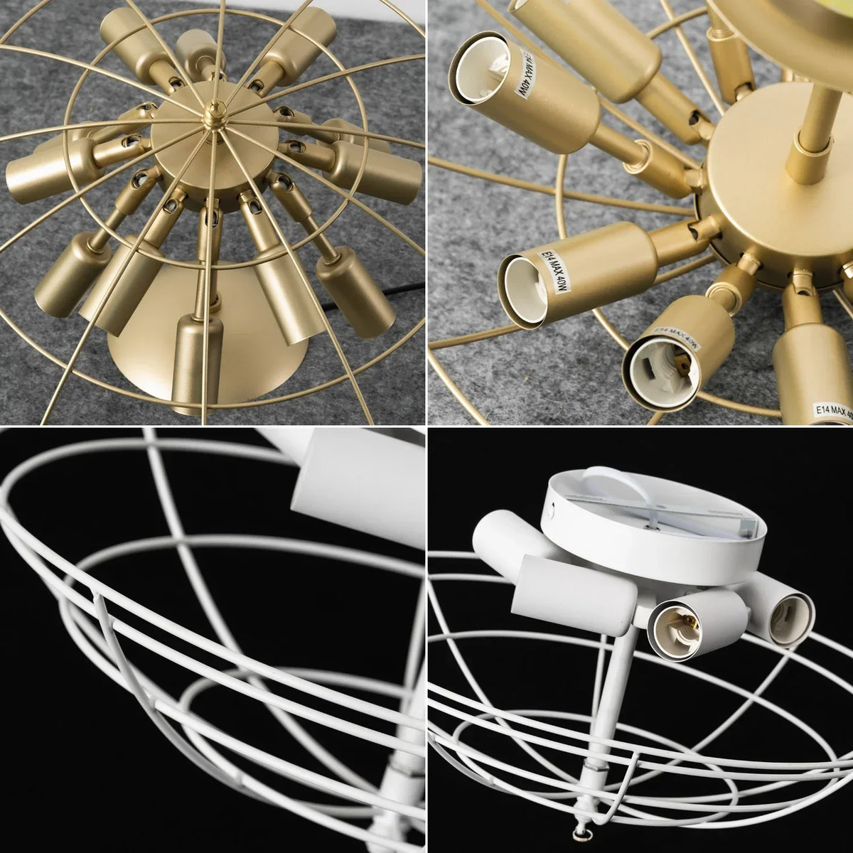 Bubble Texture Glass Ball Ceiling Light – Glass detail 18