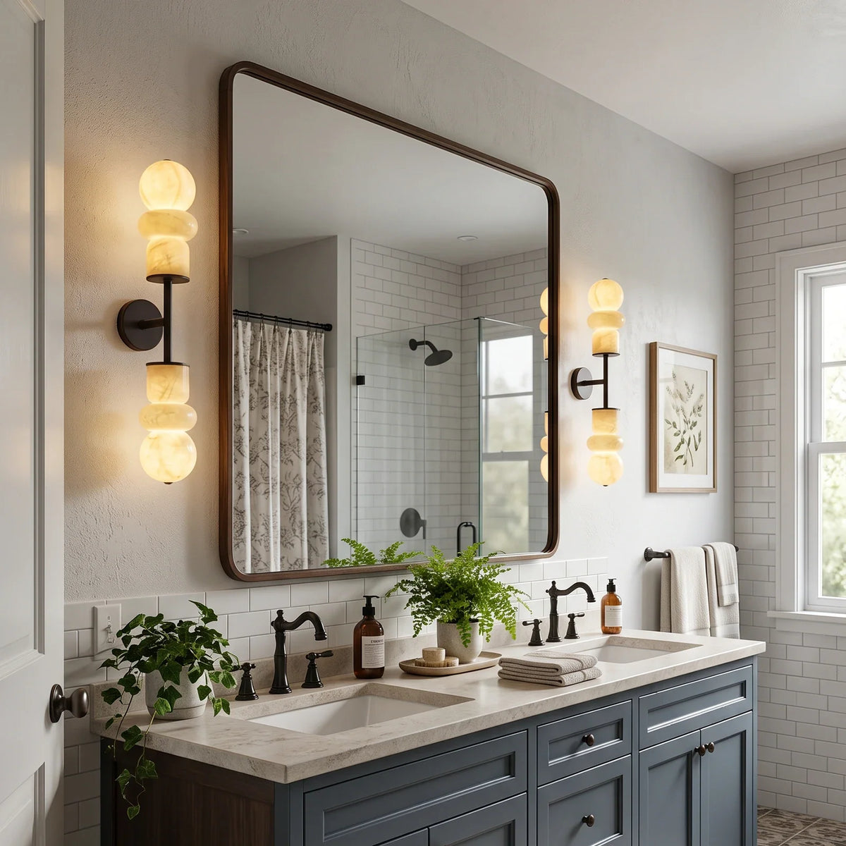 Cairn Alabaster Wall Sconce – Alabaster detail 8