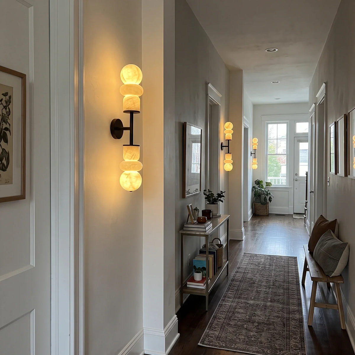 Cairn Alabaster Wall Sconce – Alabaster detail 7