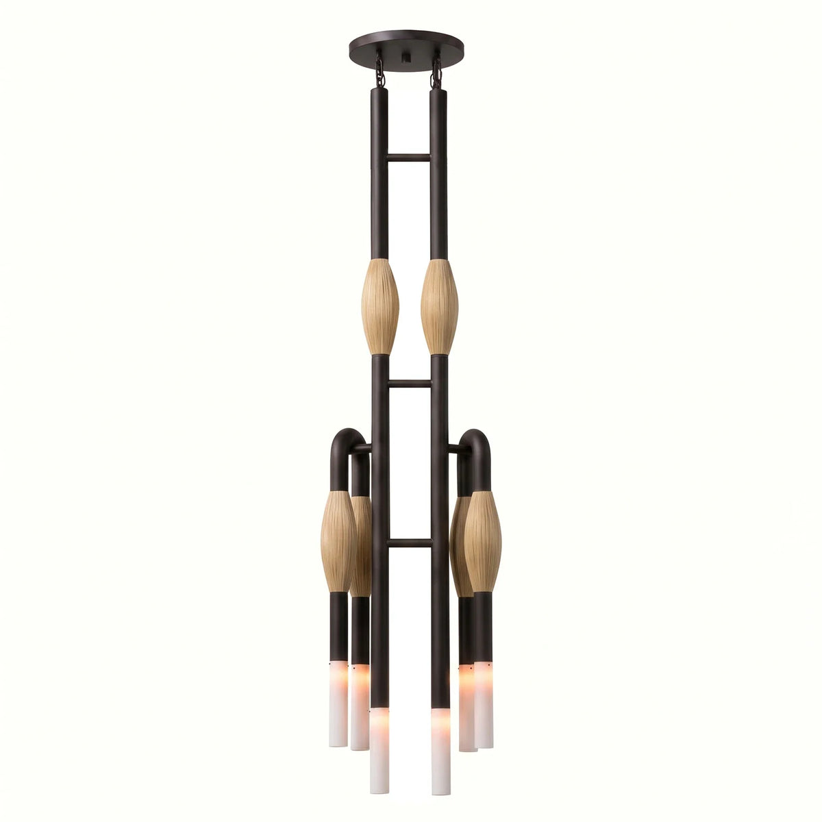 Calligraphy Brush Copper Chandelier – Copper detail 21