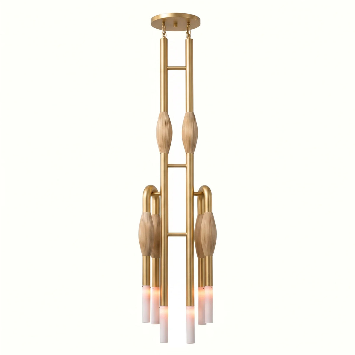 Calligraphy Brush Copper Chandelier – Copper detail 22