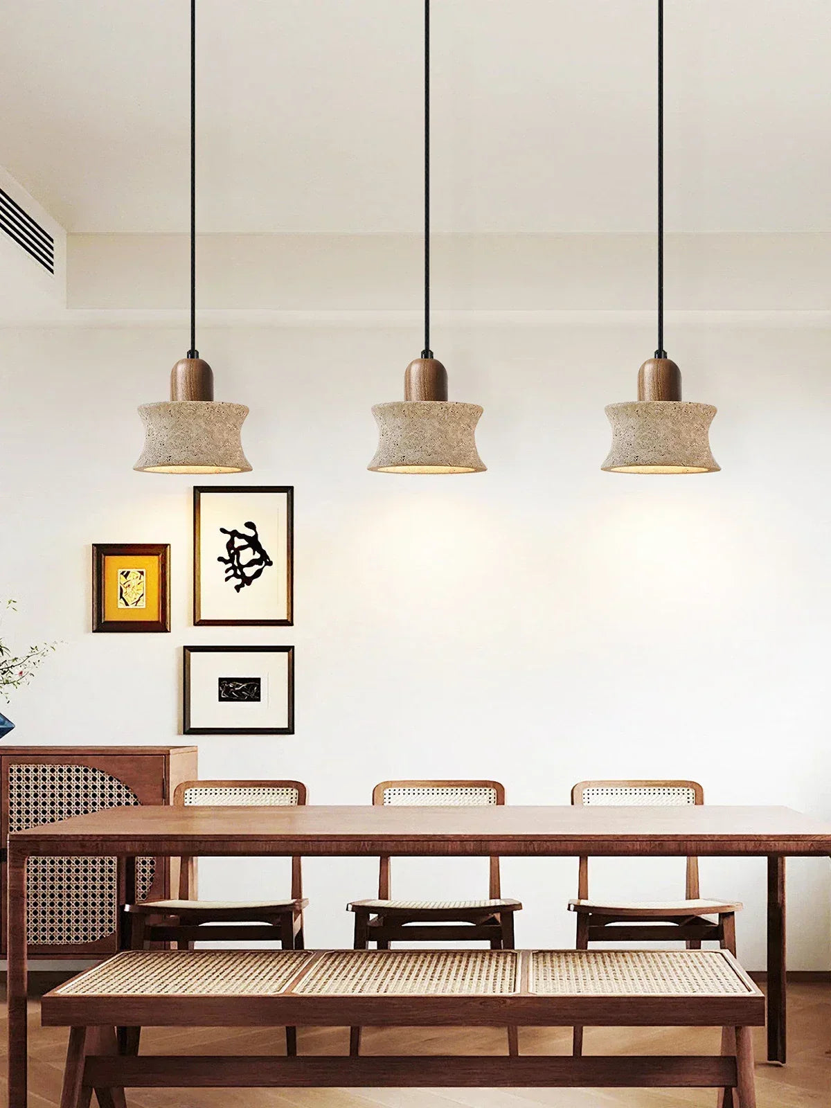 Calviero Travertine Pendant Light – Travertine detail 8