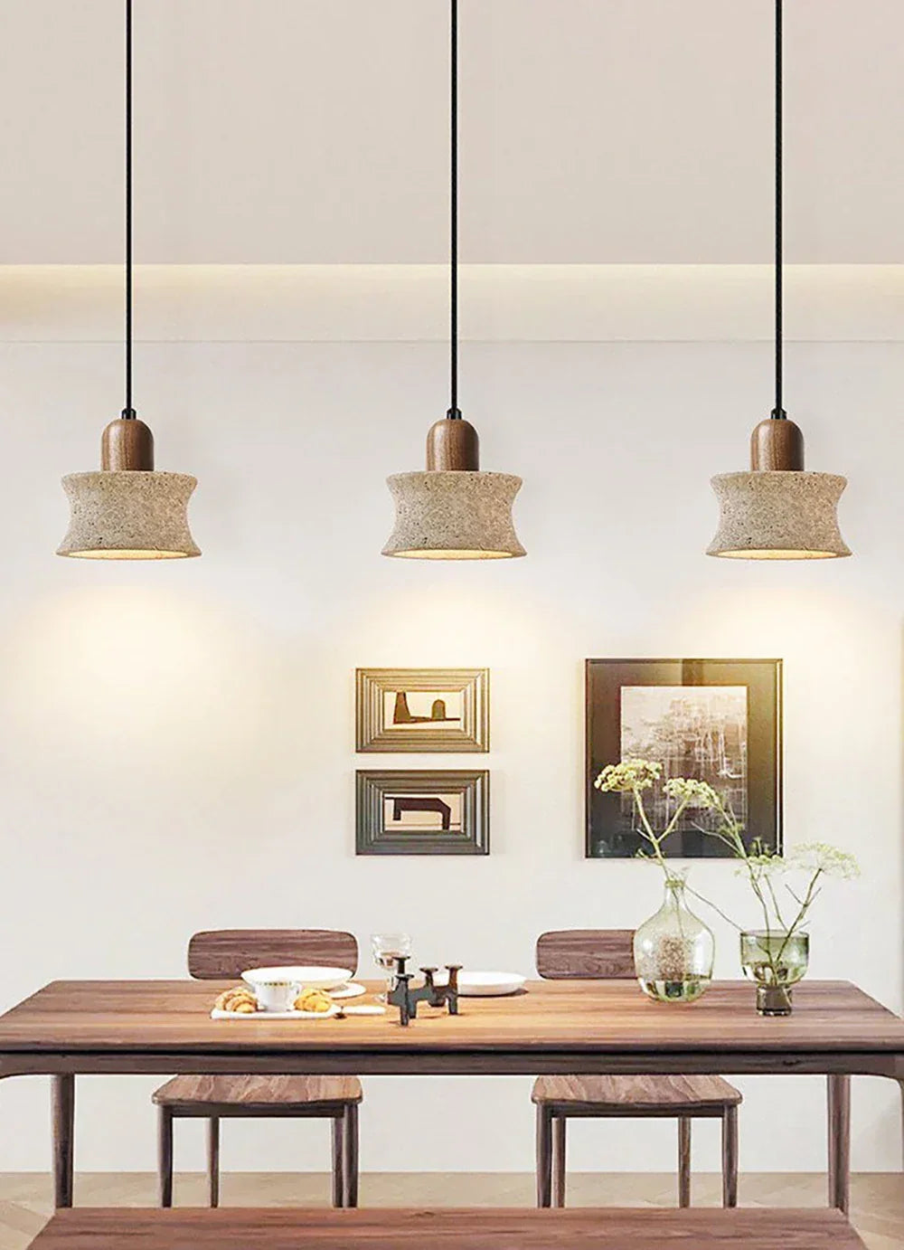 Calviero Travertine Pendant Light – Travertine detail 9
