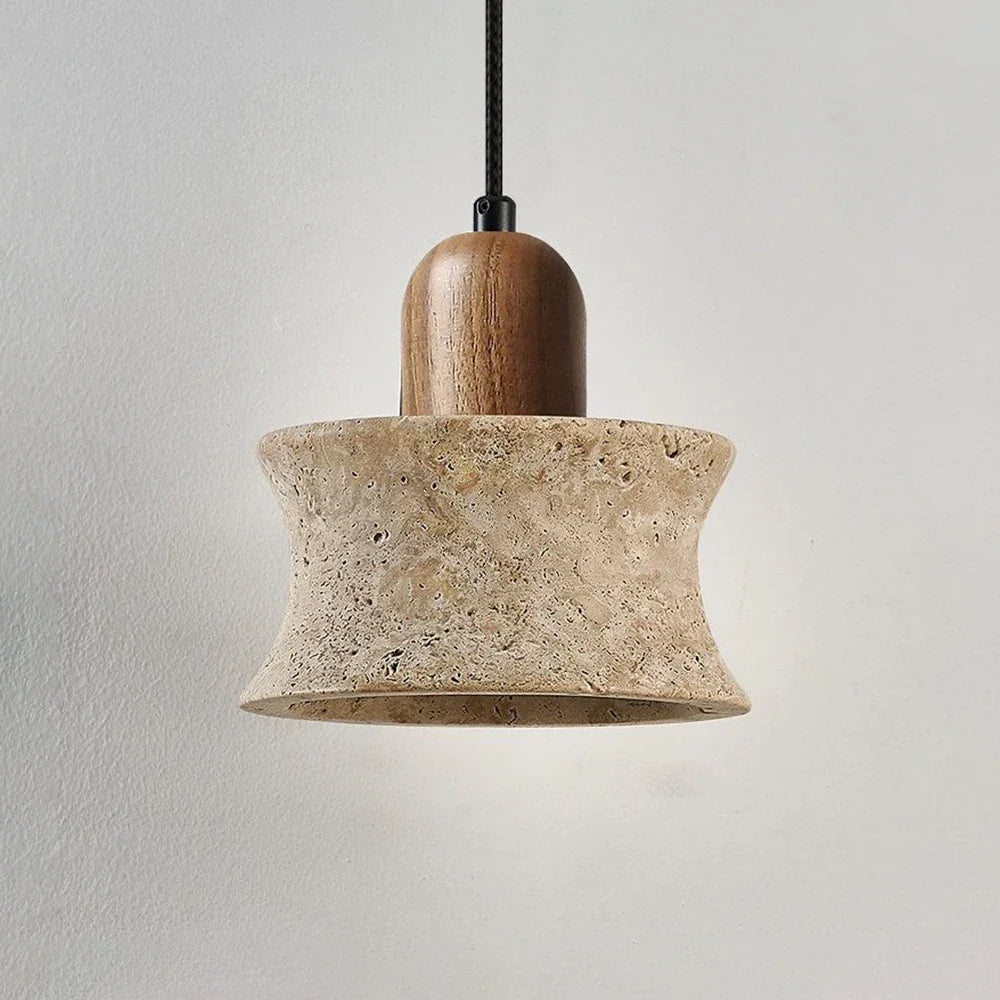 Calviero Travertine Pendant Light – Travertine detail 12