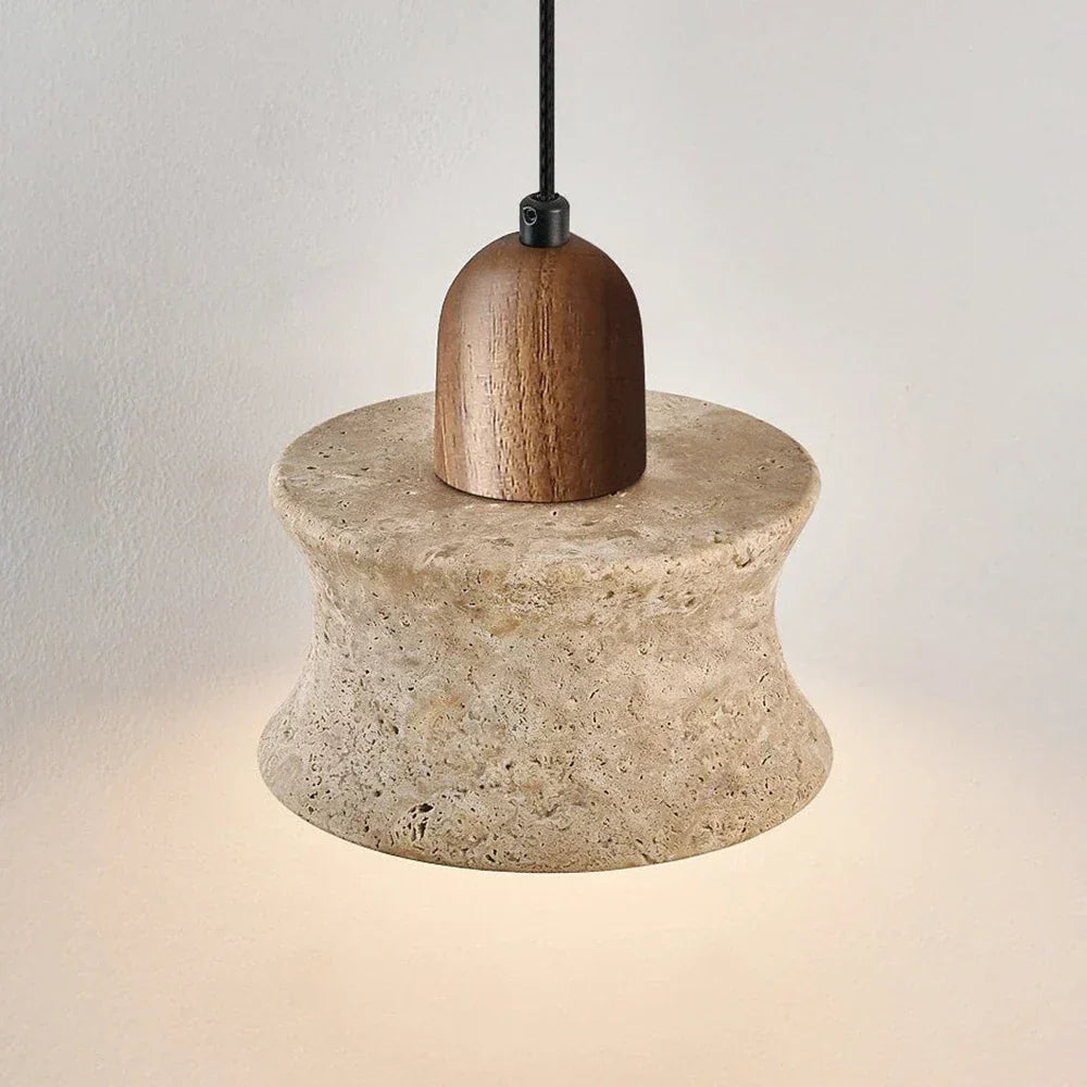 Calviero Travertine Pendant Light – Travertine detail 13
