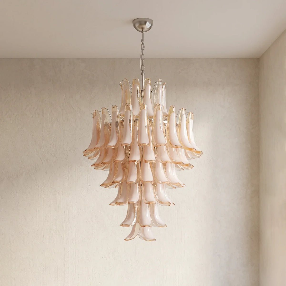 Camellia Glass Petal Chandelier – Glass detail 49