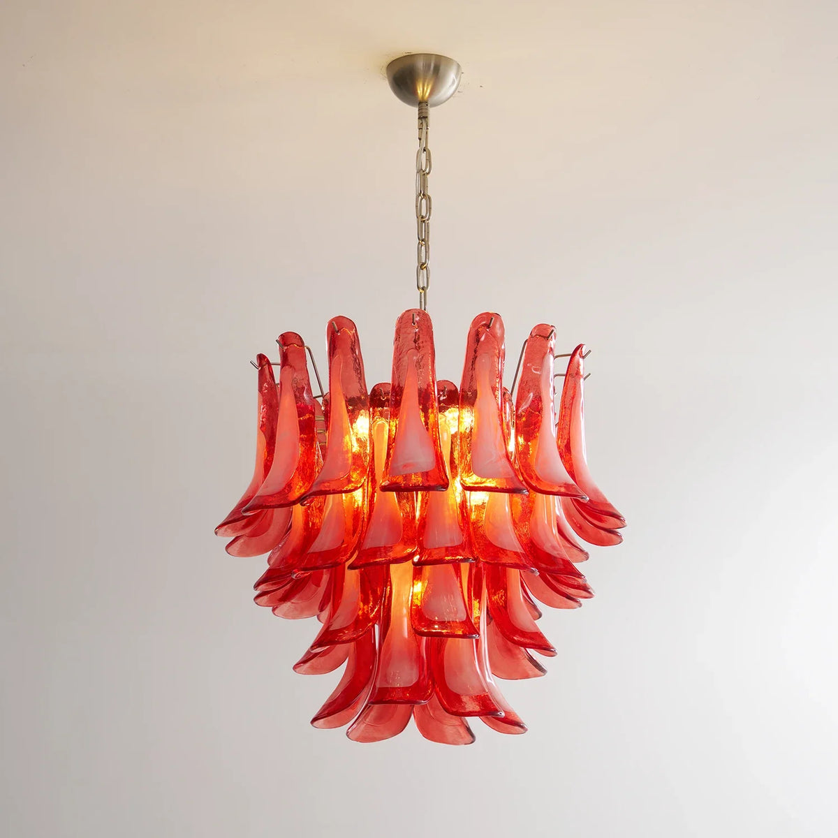 Camellia Glass Petal Chandelier – Glass detail 48