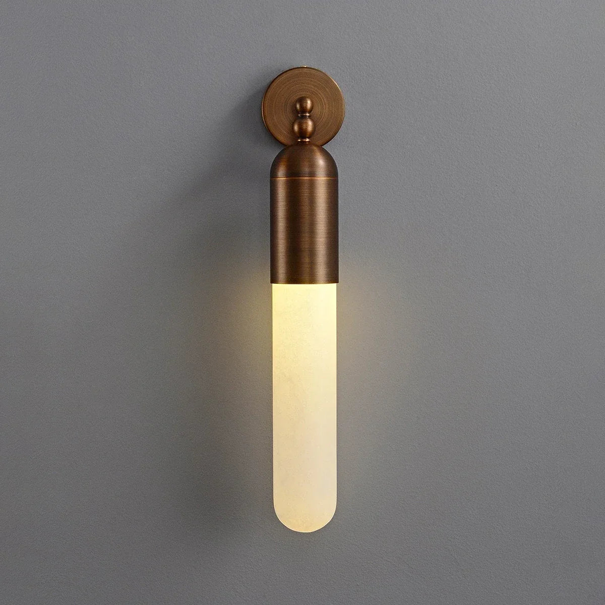 Capsule Linear Alabaster Wall Sconce – Alabaster detail 17