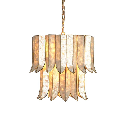 Cascara Capiz Shell Chandelier