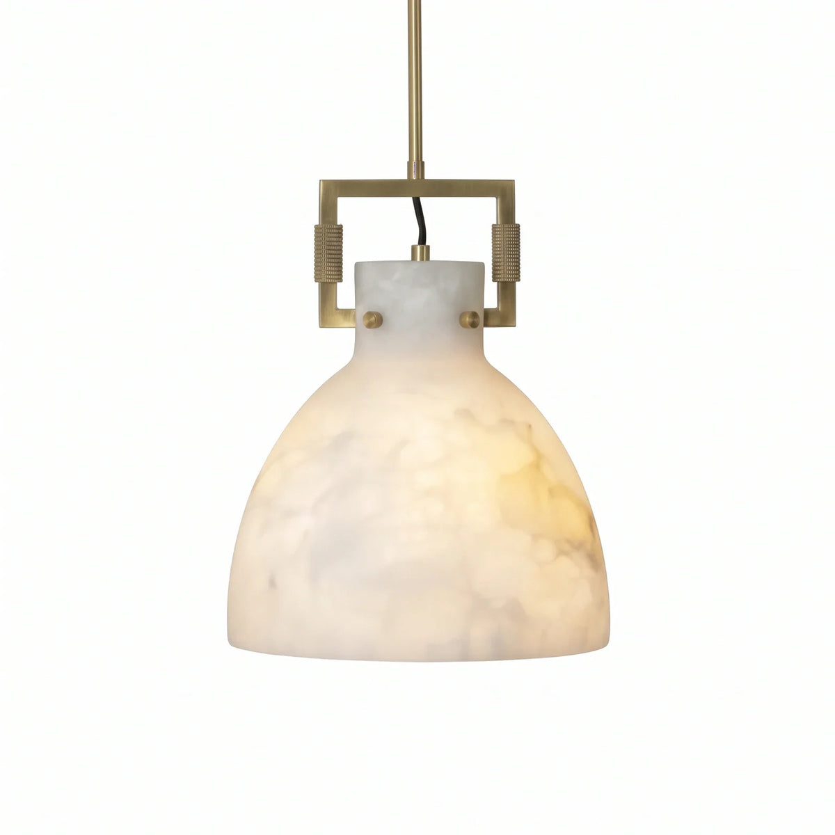 Clasp Alabaster Pendant Light