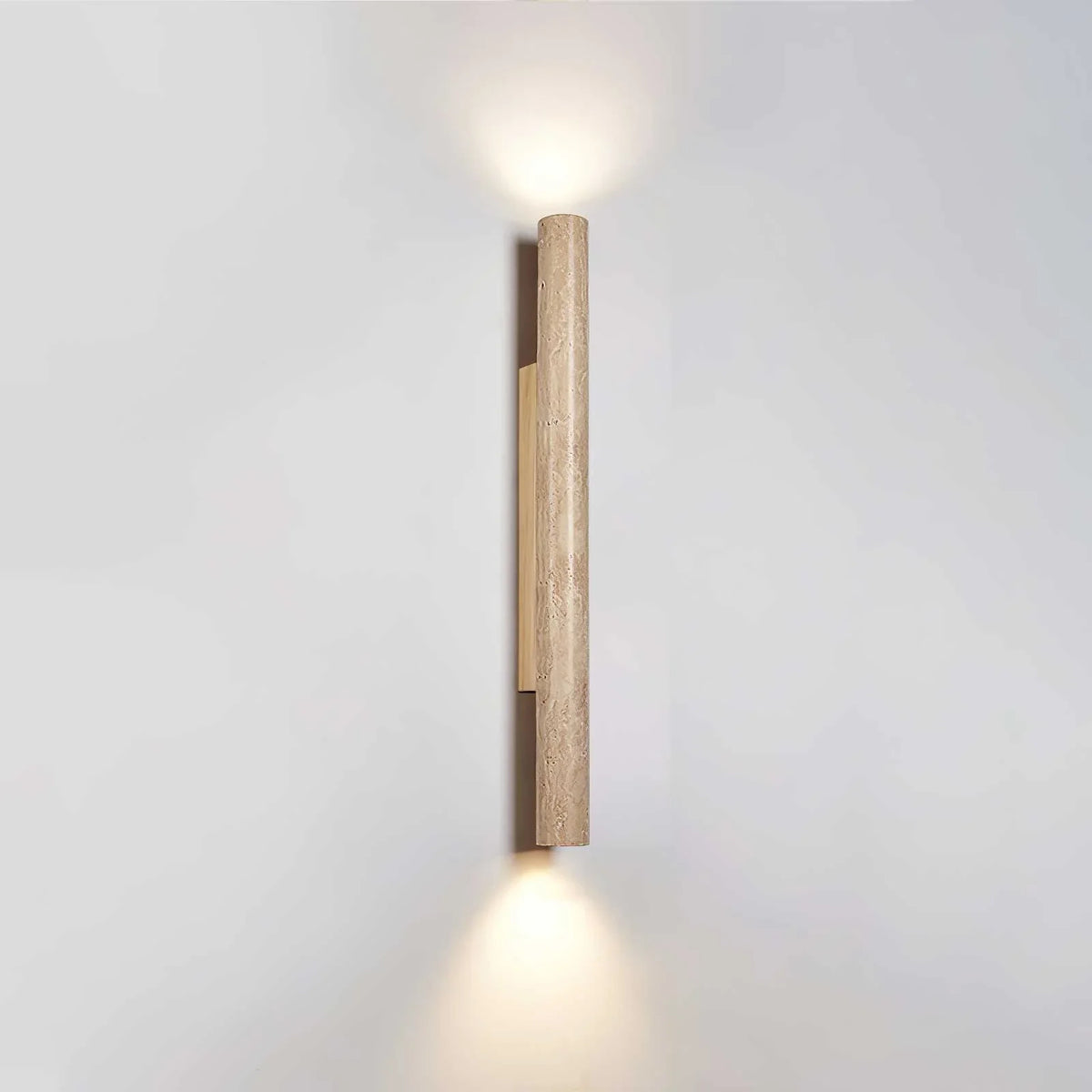 Column Travertine Wall Light – Travertine detail 15
