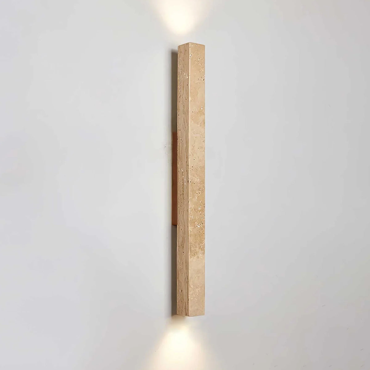 Column Travertine Wall Light – Travertine detail 20